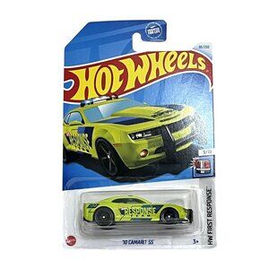 Hot Wheels Camaro SS HW First Response 2024 Yellow Green Chevy Diecast 1:64